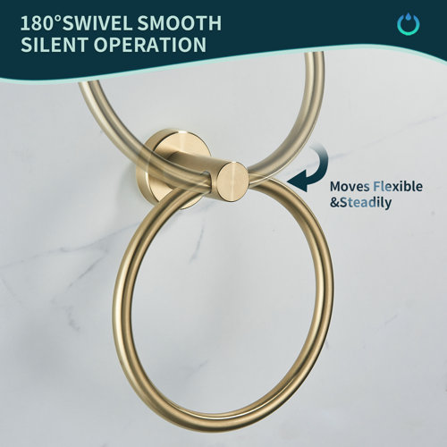 Gold Towel Rings You'll Love Wayfair